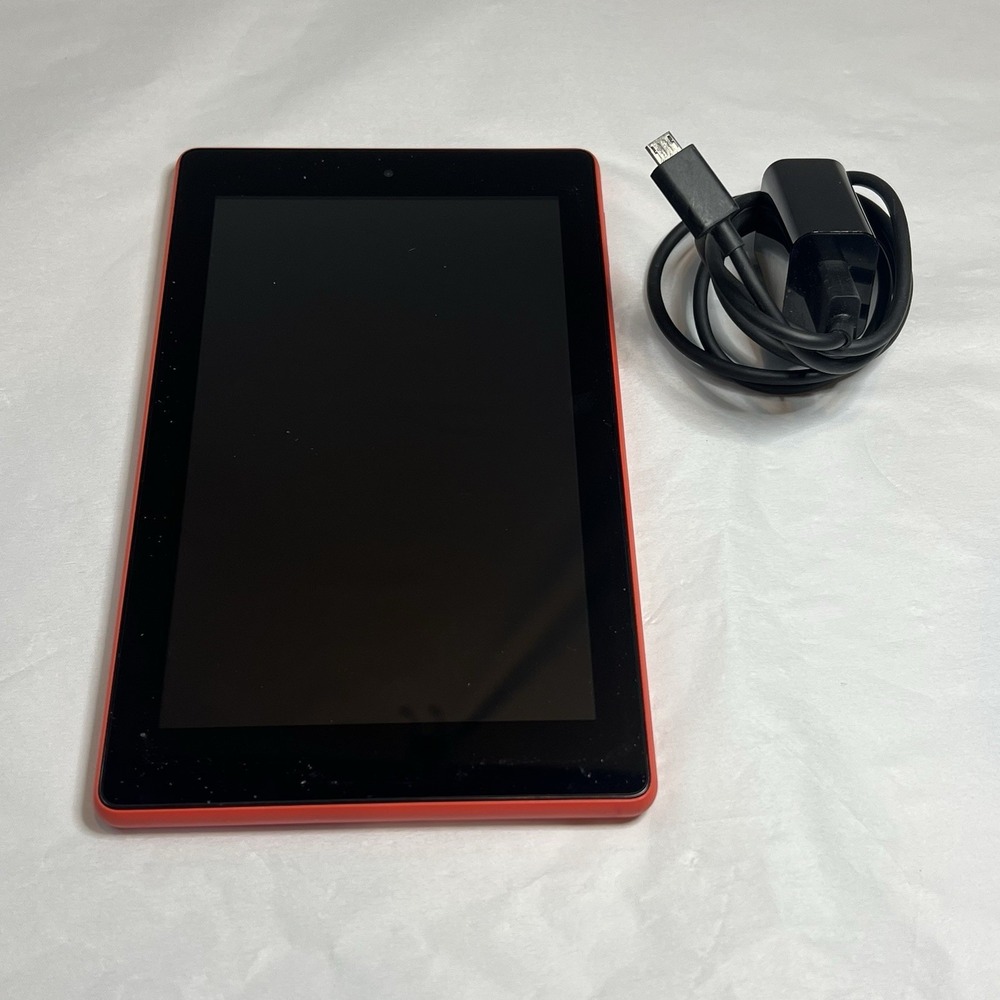 Fire‎ 7 Tablet (7" display, 8 GB) Red - Generation 7th Model SR043KL Amazon